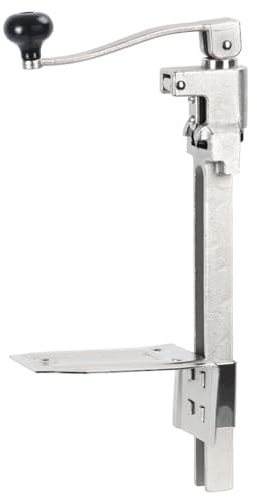 Abrelatas comercial resistente, abridor manual industrial con hoja de acero inoxidable para latas grandes, ideal para bares y cocinas de hotel
