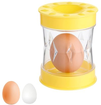 Boiled Egg Peeler, 2025 New Egg Shell Remover, Effortless Egg Shell Opener for Chicken & Quail Eggs, Kitchen Gadget for Cooking, Shake to Instantly Peel (Yellow)