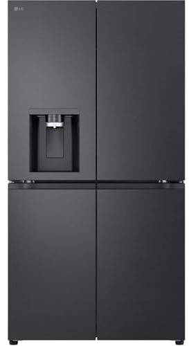 LG GMF960EV4E Smart Fridge Freezer - Essence Black Steel - E Rated