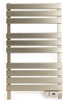 CREATE Riscaldatore Elettrico da Bagno in Acciaio Inox, 96,9 x 55 x 5 cm, termostato, Basso consumo