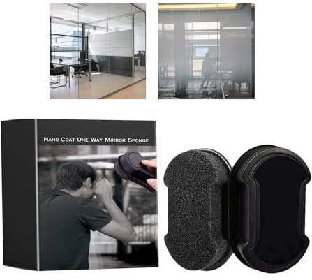 Éponge Nettoyante pour Pare-Brise - Accessoires Nettoyage Miroir Anti-Épiement | Éponge De Nettoyage pour Miroirs De Salle De Bain,pour Bureau Appartement Commercial Salle De Bain Verre Table