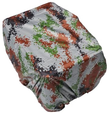 HAPINARY Funda para Mochila Cubierta Portátil Resistente la Lluvia y Barro Protector para Camping Senderismo y Ciclismo Diseño Camuflaje