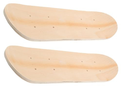 ARTSEWPLY Planches de Skateboard Vierges en Bois 60 Cm Double Face 2 Pièces, Matériel DIY pour Graffiti Skateboard, Plateau Bois Brut Activités Créatives Garçon et Filles et Présents