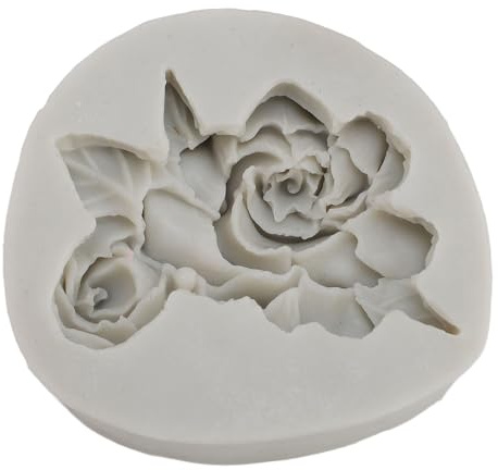 Gardenia Candle Molding Thick Silicone Flower Shape Molding for Resin Bath Bombs Ice Sculptures Clay Crafting