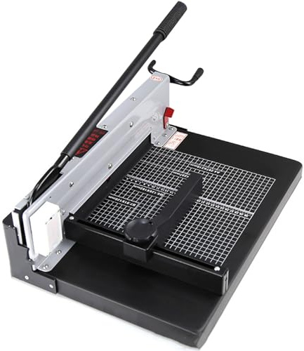 Paper Cutter, Portable Paper Slicer, Guillotine Paper Cutter 400mm Paper Cutter Guillotine Heavy Duty Paper Cutter for A4 Paper, Coupon, Label and Cardstock Offices, Production, Leather, Fabrics