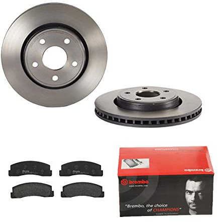 2 Bremsscheiben belüftet 328 mm + Bremsbeläge Vorne von Brembo Innenbelüftet (1420-55798) Bremsensatz Bremsanlage Bremsen-Kit,Bremsenset, Bremsscheiben, Bremsbeläge, Bremsen-Set, Beläge, Bremsbelag,