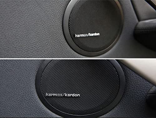 D956 2× Lautsprecher auto aufkleber 3D Emblem Badge Schriftzug car Sticker emblema Abziehbild