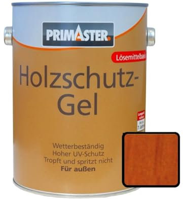 Primaster Holzschutzgel mahagoni 750 ml seidenmatt für Außen