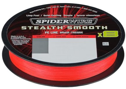 Spiderwire Stealth Smooth X8 Rot 300 m 0,29 mm