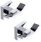 Beelee Handtuchhaken für Bad Kleiderhaken Doppel Robe Haken, poliert Chrom Finish, 2er Pack, BA9103C2