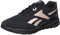 Reebok Runner 4.0, Sneaker Donna, Black/Black/Rose Gold, 44 EU