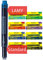 ONLINE 40x kompatible LAMY Patronen bunt, auch für Pelikan, Stabilo etc., Universal Tintenpatronen, Füller Patronen, Vorteilspack Kombi Patrone, mehrfarbige Ersatz-Patronen Füllhalter