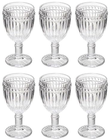 Paris Prix Secret de Gourmet - Lot de 6 Verres à Vin Mona 25cl Transparent