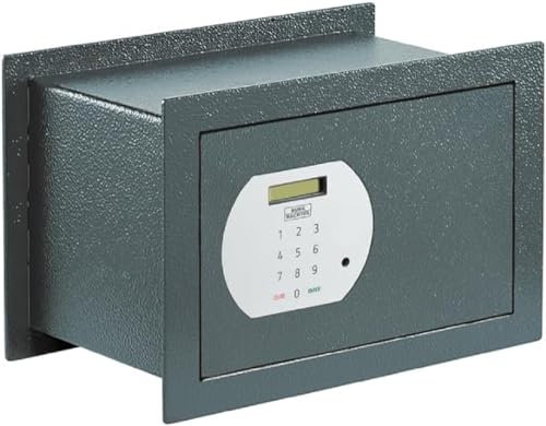 BURG-WÄCHTER Wandtresor mit Zahlenschloss, 10,6 l, 9,98 kg, Pure-Safe PSW 120 E, Anthrazit, Außen: 254 x 360 x 195 (HxBxT)