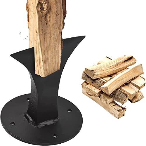 Fendeuse de Bois Manuelle, Fendeuse de Bois de Chauffage Robuste avec Lame de Hache, Sûre à Utiliser, Facile à Installer, Petite Fendeuse de Bois de Chauffage pour Foyer, Four à Pizza, Cheminée