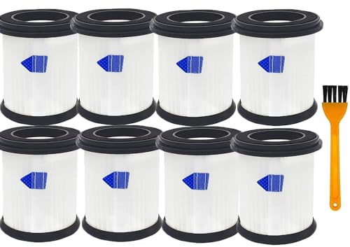 High-Efficiency Filter Replacement for TMA T120 T121 T151 T150 T220 T210 T181 T180 T220 Cordless Vacuum Cleaner/INSE N5S N5T S6T S6P Pro S610-8 pack+1pc brush