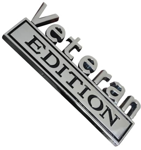 Veteran Edition Autoabzeichen, Veteran Edition Auto Metallemblem | Auto-Embleme und Abzeichen - Selbstklebendes Auto-Emblem, 3D-Buchstaben-Abzeichen-Aufkleber, Auto-LKW-Aufkleber für Fahrzeuge, PKW, L