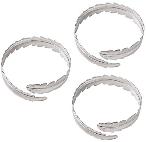 TOPBATHY 3St geflochtene Gardinenbänder Moderner Raffhalter für Vorhänge silberner Vorhang Dekoration Schlafzimmer Bedroom Decor Befestigungsschnallen für Schlafzimmervorhänge Gardinenclips