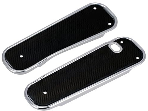 Set: Trittbretter, rechts und links, Gummi Schwarz - für Simson KR51 Schwal