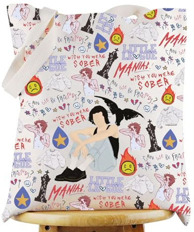 G2TUP Singer Album Cosmetic Makeup Bag Gray Music Fans Gift Singer Album Lyrics Zipper Pouch Bag Singer Concert Tour Merch (Wish You Were TG)