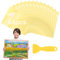 64 Hojas Pegamento para Puzzle Cola para Puzzle Papel Adhesivo Doble Cara Lámina Autoadhesiva Rompecabezas Apto para 8×1000 Piezas de Puzzles Fotos y Postales(25 × 18 cm)