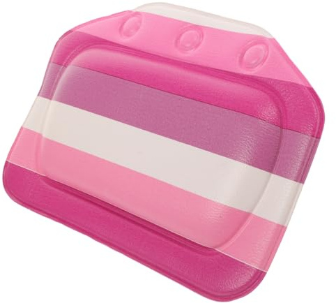 WATIIFUFU Badewannenkissen Nackenkissen PVC Mit Saugnäpfen Ergonomisch rutschfest Für Zuhause Spa Wellness Entspannung