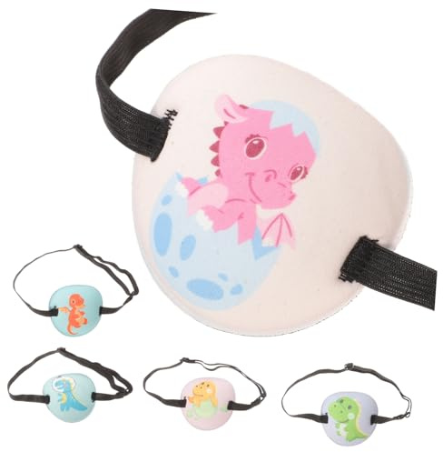 Ipetboom 2 Sätze Augenklappe Mit Cartoon Strabismus Augenklappen Augenklappe Für Piraten Augenklappe Lazy Eye Patch Rechtes Auge Augenklappe Professionelle 5 Stücke * 2