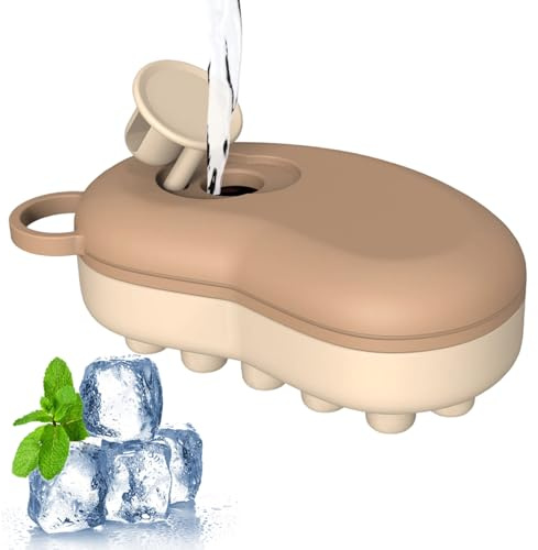 Gesichts-Eisroller Silikon Kopfmassagegerät | Tragbares Hautpflegegerät für Frauen gegen Schwellungen im Gesicht, für Reinigung der Haut, für Bad, Zuhause, Reise und