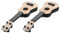 Toyvian 2 Piezas Mini Guitarra de Cuerdas Juguete Musical Educativo para Principiantes y Pequeños Diseño y Portátil para y Actividades al Aire