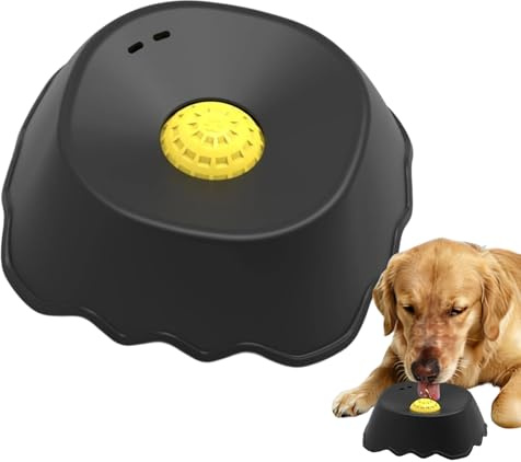 Bol à Lécher pour Chien | Écuelle Interactive à Lécher Liquide équipée d'une Balle Roulante | Gamelle Anti-Glouton Et Anti-Dérapante Pour Chien - Pour Jeu Maison Appartement Cuisine Voyage Et Heure Du