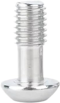 1-10 Uds Tornillo De Cabeza Botón Pernos Antiaflojamiento Media Rosca Tornillos Panel Cautivo Vástago Reducido Acero Inoxidable 304 M2M2.5M3M4M5 ~ M8(M5x18(5pcs))