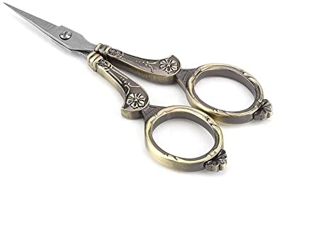 Vintage Edelstahl Nähschere Schneiden Stickerei Kreuzstich Schere Stich Antike Nähschere DIY Handwerk Werkzeug weit verbreitet in Stickerei, Nähen, Scrapbooking
