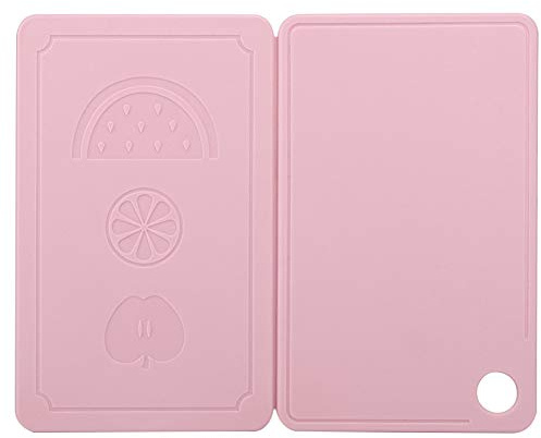 Cutting Board ,Foldable Chopping Board Non Slip Mincing Board Kitchen Accessories 25x20cm PP Kitchen Chopping Board (Princess Pink)