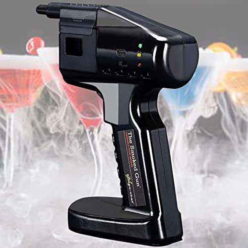 JEWMIA Kit de Fumoir à Cocktail, Ajoutez Facilement Une Saveur de Fumée à Vos Cocktails/Nourriture, Fumoir de Cuisine Alimenté par USB, Aucune Flamme Nue Requise.