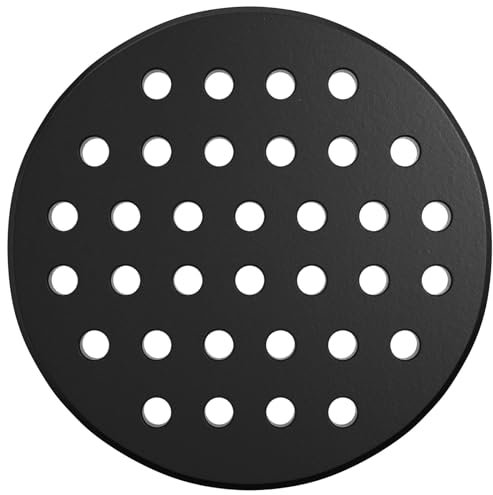 soldbbq Round cast Iron fire Grate, BBQ high Heat Plate for Grate Replacement Parts