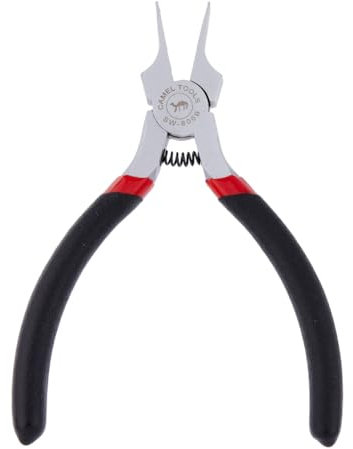 SUPERFINDINGS 1PC Vanadium Alloy Pliers Steel Pliers Wide Flat Nose Pliers Smooth Jaw Plier Duck Bill Fine Pliers for Jewelry Making Tools Supplies, 13.4x5.65x1.05cm