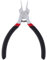 SUPERFINDINGS 1pc Alicates de Aleación de Cromo Vanadio Alicates de Acero Alicates de Punta Plana Ancha Alicates de Mandíbula Suave Pico de Pato Alicates Finos para la Fabricación de Joyas