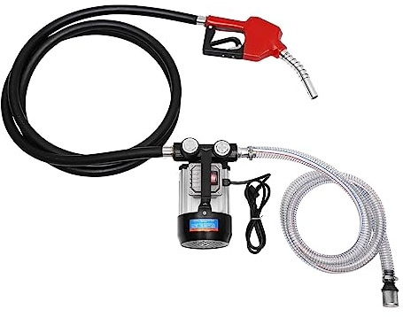 Pompa diesel da 550 W, pompa dell'olio combustibile, ugello autoadescante, pistola autoadescante, pompa biodiesel, pistola di erogazione automatica, 60 l/min.