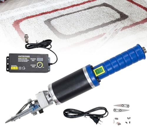 Elektrische Teppichschnitzschere, Tufting-Teppichschnitzer, Stoffschneider mit einstellbarer Geschwindigkeit von 0 bis 4000 U/min, Gravur-Trimm-Modellierschere zum Schneiden von Stoffhandwerk