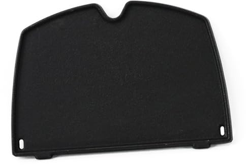 COGRICHBF 6558 Gusseisen Grillplatte elektrisch für Weber Q100 Q120 Q1000 Q1200 Q1400 Elektro zubehör, 32 x 22cmGrill Gussplatte Bretpfane für Weber Baby Q Gasgrills Griddle Ersatzteile