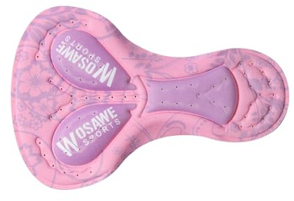 kowaku Tappetino per Pantaloncini da Bicicletta, Cuscino per Sedile da Bicicletta, Traspirante, Imbottitura, Pantaloni Intimi da Bicicletta, Imbottito,