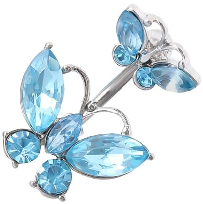 LIFKOME Geometrischer Bauchnabelknopf Aus Hochwertigem Material Eleganter Und Modischer Piercingschmuck Einfacher Mikro-set-bauchring Für Frauen