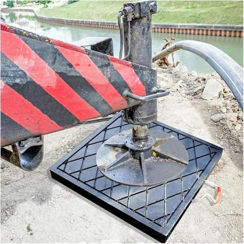 MOZ4dxy Stapelbare, unzerbrechliche Ausleger-Pads für Kräne, robuste Wohnmobil-Stabilisierungs-Wagenheber-Pads mit Seilgriffen, Wohnmobil-Fahrwerk-Block-Pads (30 x 30 cm)