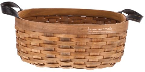 CONGARTENO Cesta Multiusos Tejida para Servir Comida y Decorar Resistentes y Elegantes