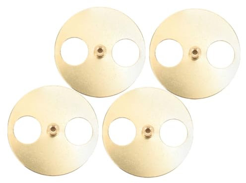 GETAJGHSD 4stücke Musik Box Ersatz Wickler Disk DIY Metall Disk Aufzieh Teil Schlüssel Sockel Musik Box Teil Zubehör Ersatz Metall Wickler