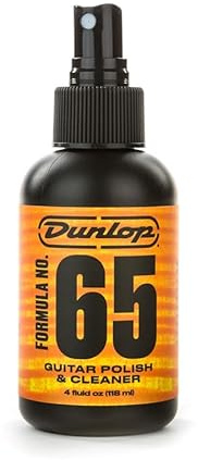 JIM DUNLOP 654 - Formula 65 Cleaner & Polish | Prodotto Professionale per la Pulizia degli Strumenti a Corda, Formato 118ml