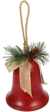 IMIKEYA Weihnachtsglocke Ornament Zum Aufhängen Dekorative Weihnachtsglocken Anhänger Für Festival Wand Hängende Glocke Für Wohnzimmer Schlafzimmer Und Büro