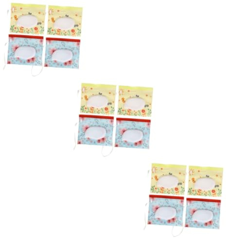 UPKOCH 3 Set Portasciugamani Umidificati Riutilizzabili Eva Ecologico Dispenser Con Per Salviette Per Salviette Per Cosmetici Facile Ricaricare Confezione 4 * 3