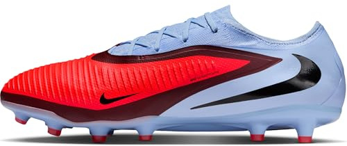 Nike Phantom 6 Low Pro Artificial Grass Football Boot, Royal Tint Bright Crimson, 9 UK