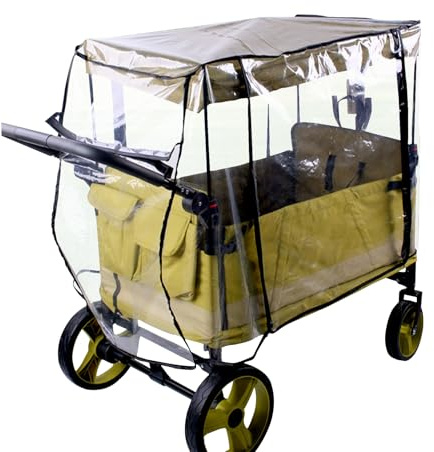 Cubierta De Lluvia Para Carro - Protección Contra La Lluvia Y La Nieve, Cubierta Protectora Para Carro De Picnic A Prueba DeLluvia | Equipo De Protección Al Aire Libre Plegable Para Caminar, Picnic,